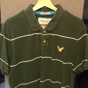 American Eagle polo shirt.